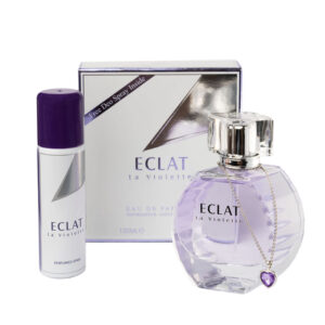 تصویری از عطر ادکلن اکلت فراگرنس شرکتی با طراحی بسته‌بندی زیبا و شیک همراه با اسپری 50میل