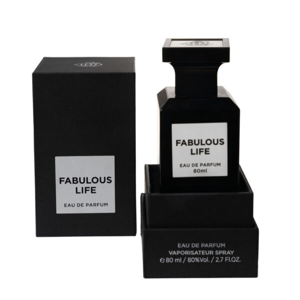 بسته‌بندی شیک عطر ادکلن فابولوس لایف فراگرنس(عطر تام فورد فاکینگ فابولوس)